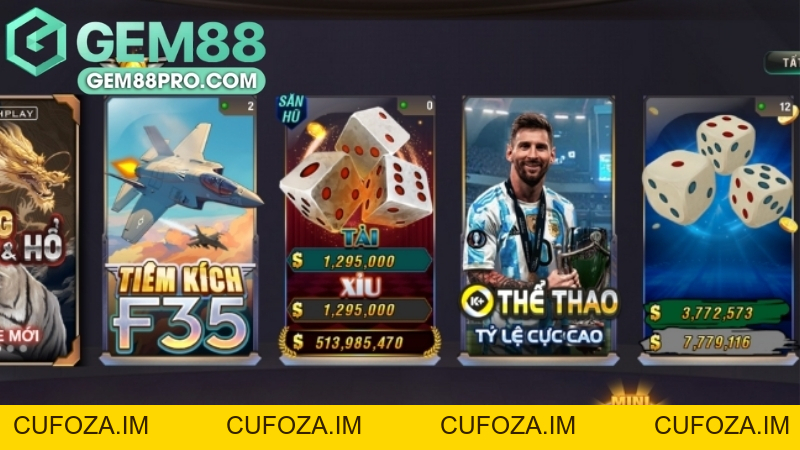 Sảnh Nổ Hũ B52 - Khám Phá Thế Giới Game Đổi Thưởng Tại Gem88