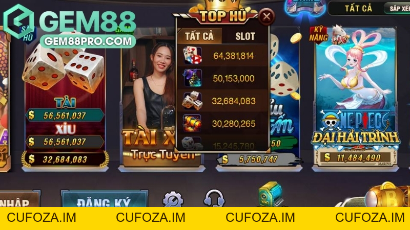 Sảnh Nổ Hũ B52 - Khám Phá Thế Giới Game Đổi Thưởng Tại Gem88
